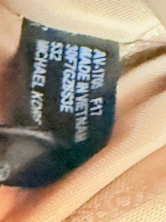 Michael Kors Gramercy Medium Acorn Leather Satchel - Croc Trim - Picture 11 of 14